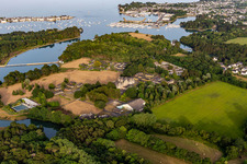 Oblique view of The Domaine de Loctudy in Loctudy in the state Finistere, France