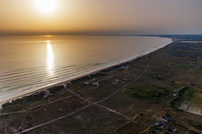 Treguennec Beach in Tréguennec in the state Finistere, France