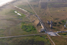 Ancient factory of concassage de galets de Tréguennec in Tréguennec in the state Finistere, France