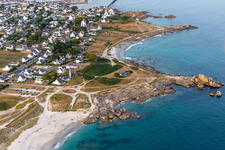Rock of Goudoul in Plobannalec-Lesconil in the state Finistere, France