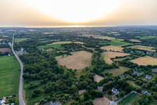 Plobannalec-Lesconil in the state Finistere, France seen from above