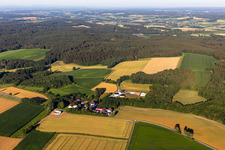 Aerial photograpy of District Dittenkofen in Mamming in the state Bavaria, Germany