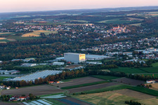 Einhell Germany AG in Landau an der Isar in the state Bavaria, Germany from above
