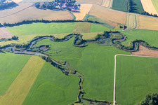 Meander of the Vils in the district Loizenkirchen in Aham in the state Bavaria, Germany