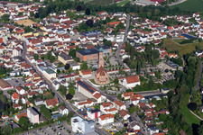 Parish Church of the Assumption of Mary in Vilsbiburg in the state Bavaria, Germany