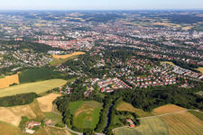 District Moniberg in Landshut in the state Bavaria, Germany