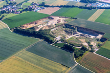 Open-cast mining in the district Neufahrn in  NB in Neufahrn in Niederbayern in the state Bavaria, Germany
