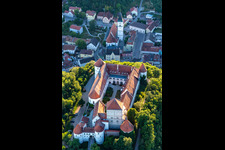 Pro Seniore Schloss Wörth in the district Hungersdorf in Wörth an der Donau in the state Bavaria, Germany from above