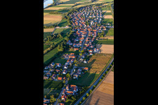 Aerial photograpy of District Geisling in Pfatter in the state Bavaria, Germany