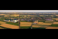 Panorama in Sünching in the state Bavaria, Germany