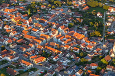 Town Square in Geiselhöring in the state Bavaria, Germany