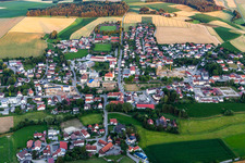 Village view from the northwest in the district Martinsbuch in Mengkofen in the state Bavaria, Germany