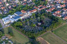 Cemetery Karlsdorf at the St. Elisabeth Senior Citizens' Home in the district Karlsdorf in Karlsdorf-Neuthard in the state Baden-Wuerttemberg, Germany