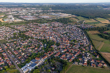 District Karlsdorf in Karlsdorf-Neuthard in the state Baden-Wuerttemberg, Germany