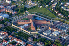 Correctional facility Bruchsal in Bruchsal in the state Baden-Wuerttemberg, Germany