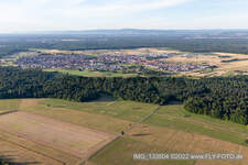 Aerial view of Hambrücken in the state Baden-Wuerttemberg, Germany