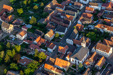 Oblique view of Westheim in the state Rhineland-Palatinate, Germany