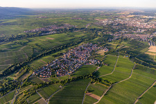 District Arzheim in Landau in der Pfalz in the state Rhineland-Palatinate, Germany from the drone perspective