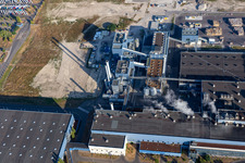 Papierfabrik Palm GmbH & Co. KG | Plant Wörth am Rhein in Wörth am Rhein in the state Rhineland-Palatinate, Germany from above