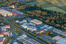 Aerial view of Medical Supply Store Römer GmbH & Co. KG in Herxheim bei Landau in the state Rhineland-Palatinate, Germany