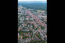 Kandel in the state Rhineland-Palatinate, Germany from above