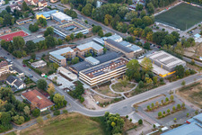 Aerial photograpy of IGS new building in Kandel in the state Rhineland-Palatinate, Germany