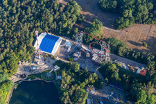 HolidayPark Pfalz in Haßloch in the state Rhineland-Palatinate, Germany from above