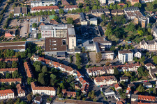 Aerial view of Deaconess Foundation Hospital Speyer in Speyer in the state Rhineland-Palatinate, Germany