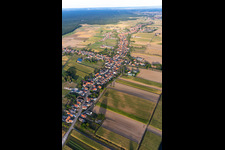 Schleithal in the state Bas-Rhin, France out of the air