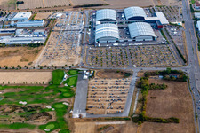 Karlsruhe Trade Fair and DM Arena in the district Forchheim in Rheinstetten in the state Baden-Wuerttemberg, Germany