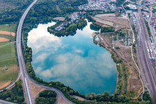 Schauffele Lake in Wörth am Rhein in the state Rhineland-Palatinate, Germany