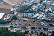 Serways rest area Bruchsal East in Forst in the state Baden-Wuerttemberg, Germany