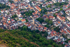 Parish Church of St. Cosmas and Damian in Untergrombach in the district Untergrombach in Bruchsal in the state Baden-Wuerttemberg, Germany