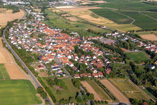 Drone image of District Kapellen in Kapellen-Drusweiler in the state Rhineland-Palatinate, Germany