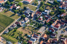 Castle Oberotterbach in Oberotterbach in the state Rhineland-Palatinate, Germany out of the air