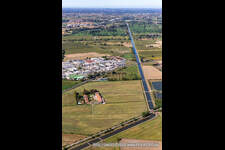 Vacchelli Canal in the district Santo Stefano in Vairano in Crema in the state Cremona, Italy