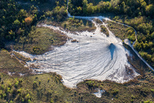 Salse di Nirano Riserva naturale Salse di Nirano in Fiorano Modenese in the state Modena, Italy out of the air