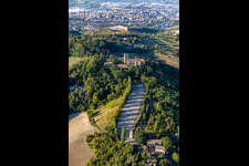 Oblique view of Montegibbio Castle Castello di Montegibbio in Sassuolo in the state Modena, Italy