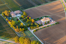 Aerial view of District Fellegara in Scandiano in the state Reggio Emilia, Italy