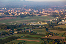 Aerial view of Reggio Emilia Aeroporto di Reggio Emilia - LIDE in Reggio nell’Emilia in the state Reggio Emilia, Italy