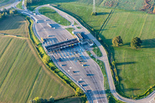 Casello toll booth A1 motorway Reggio Emilia in Reggio nell’Emilia in the state Reggio Emilia, Italy