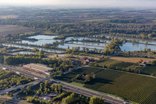 Curiel Lakes in Campogalliano in the state Modena, Italy