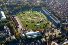 Novi Ark Archaeological Park in Modena in the state Modena, Italy