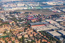 Aerial view of Ferrari SPA in Maranello in the state Modena, Italy