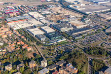 Oblique view of Ferrari SPA in Maranello in the state Modena, Italy
