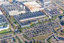 Ferrari SPA in Maranello in the state Modena, Italy from the plane