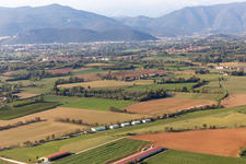 Silvio Scaroni Airport in Bedizzole in the state Brescia, Italy