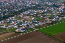 Oblique view of New development area K2 in Kandel in the state Rhineland-Palatinate, Germany