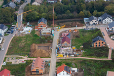 New development area K2 in Kandel in the state Rhineland-Palatinate, Germany viewn from the air