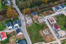 Drone image of New development area K2 in Kandel in the state Rhineland-Palatinate, Germany